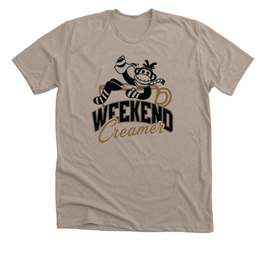 Coffee Customs Apparel, a Heather Stone Premium Unisex Tee