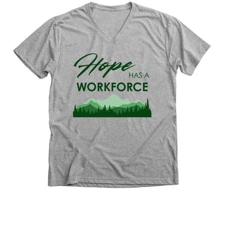 NASW VT 2026 Conference, a Athletic Heather Premium V-Neck Tee