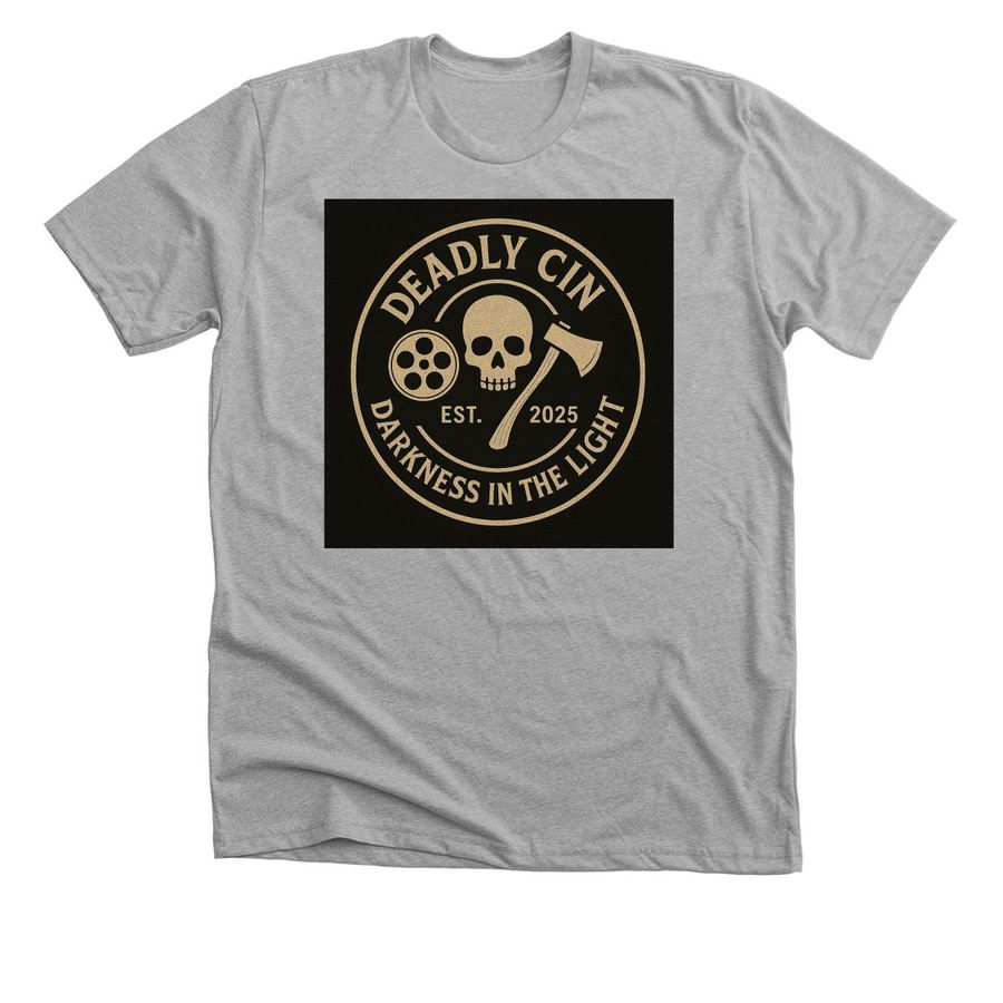 Deadly Cin Classic Brand T-Shirt&nbsp;, a Athletic Heather Premium Unisex Tee