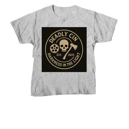 Deadly Cin Classic Brand T-Shirt&nbsp;, a Sport Grey Youth Unisex Tee