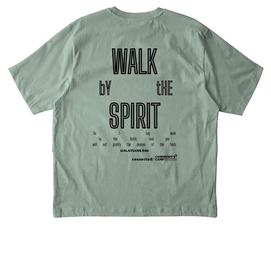 Community Camp Merch, a Aloe Stanley/Stella Unisex Freestyler Heavyweight Tee (back-view)