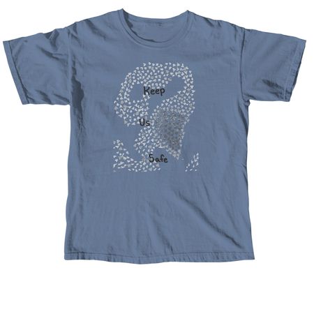 Bird Safe Schools, a Blue Jean Comfort Colors Unisex Tee