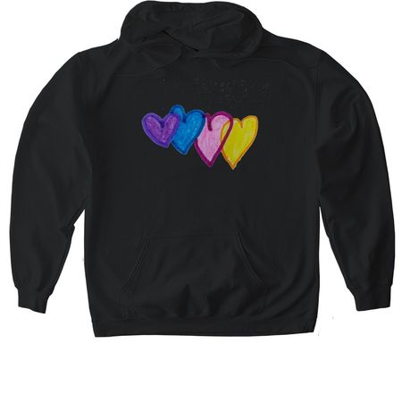 Four Sisters, a Black Gildan Softstyle Pullover Hoodie