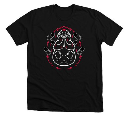 WRONG PILLS! ? (Bright Theme), a Solid Black Blend Premium Unisex Tee