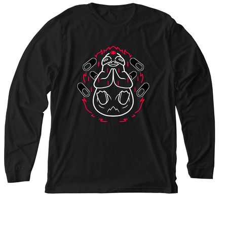 WRONG PILLS! ? (Bright Theme), a Solid Black Blend Premium Long Sleeve Tee