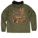 Beautiful CO By Prince, a Army Quarter-Zip Windbreaker (back-view)
