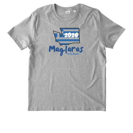 Adult Shirts: Front Design, a Heather Grey Stanley/Stella Unisex Rocker Tee