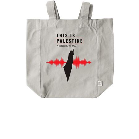 This Is Palestine Tote, a Natural Recycled Cotton Tote Bag
