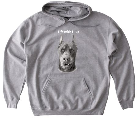 Life with Luka Official Gear, a Sport Grey Gildan Softstyle Pullover Hoodie