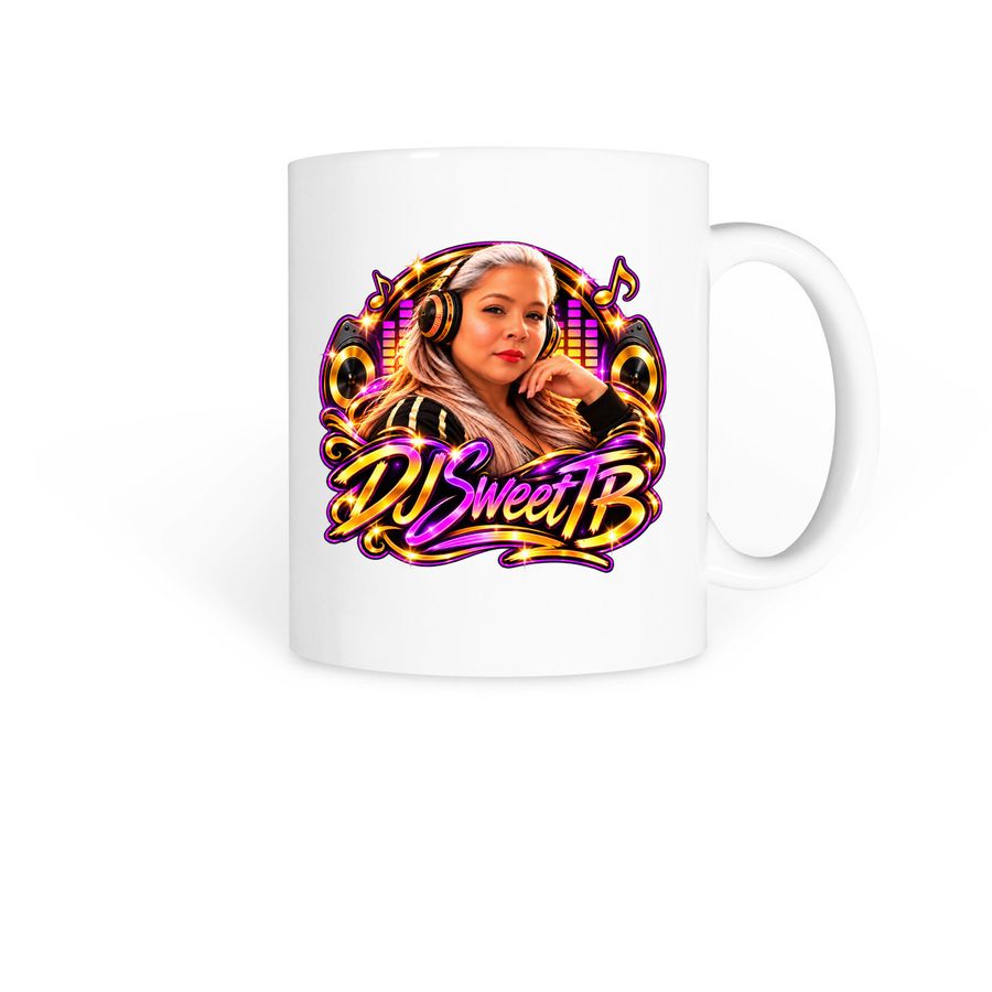 DJSweetTB Mug, a White Coffee Mug