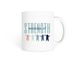 Woman of Strength Mug, a White Coffee Mug