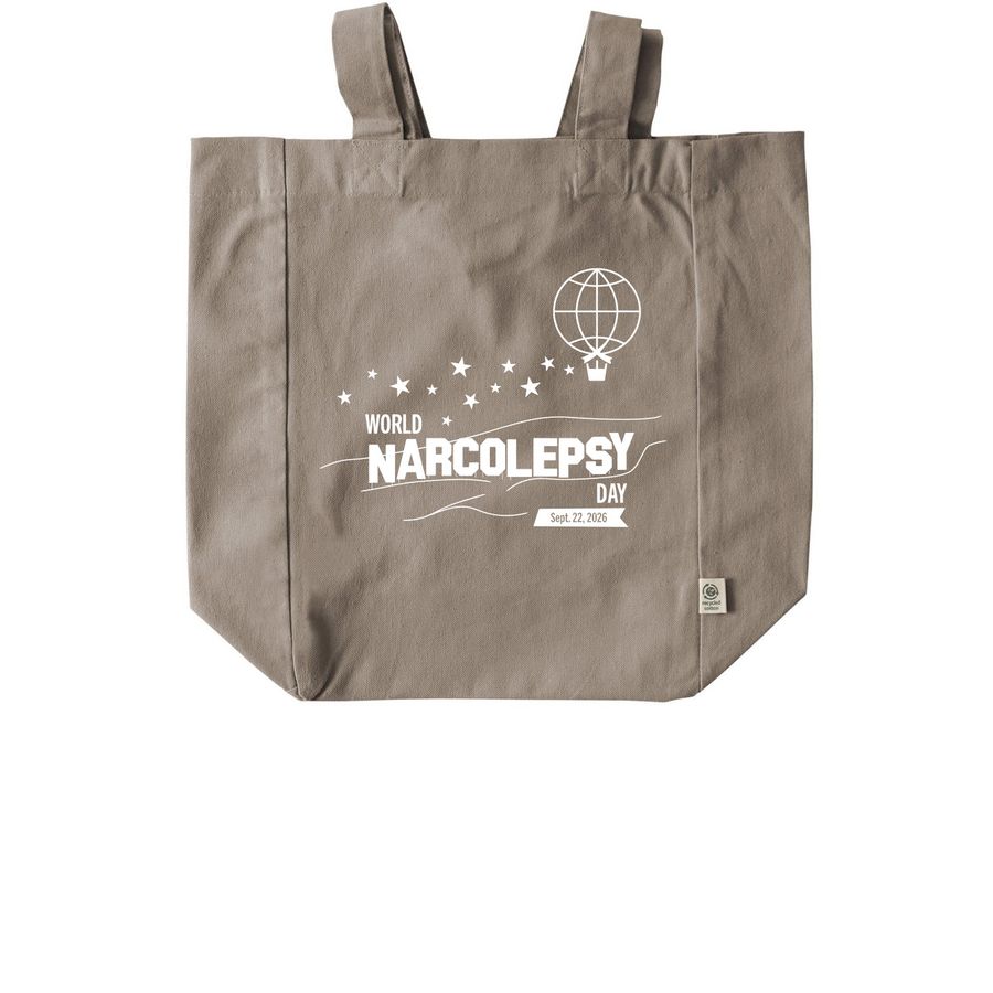 World Narcolepsy Day 2026 - Tote Bags, a Pumice Recycled Cotton Tote Bag