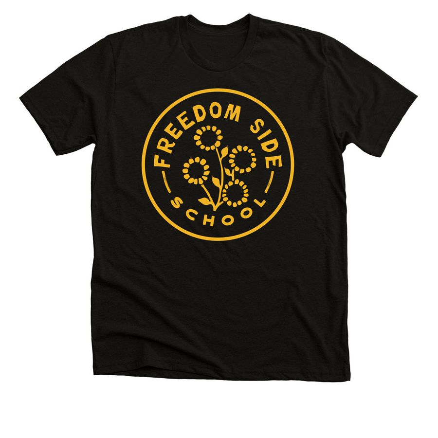 FSS Logo ? Yellow, a Black Heather Premium Unisex Tee