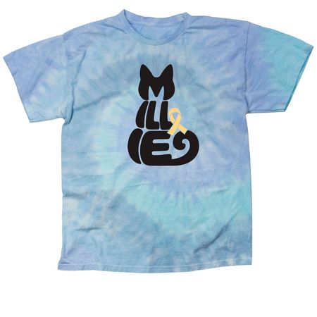 Team Millie: Millie Cat, a Lagoon Classic Tie Dye Tee