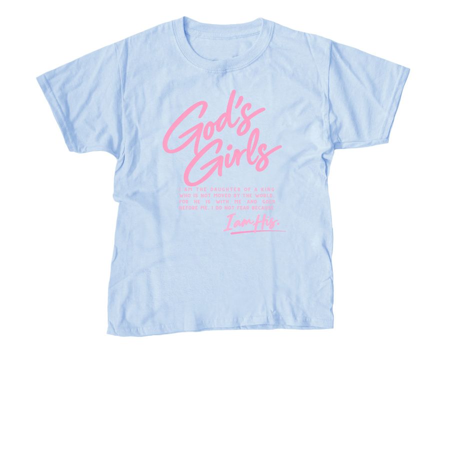 GOD'S GIRLS APPAREL ?&nbsp;, a Light Blue Youth Unisex Tee