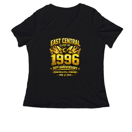 ECHS 1996 Reunion Fundraiser, a Black Women's Relaxed V-Neck Tee