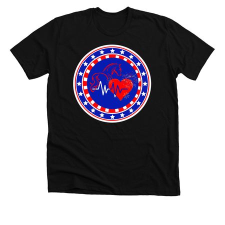 Star Spangled Main Logo, a Solid Black Blend Premium Unisex Tee