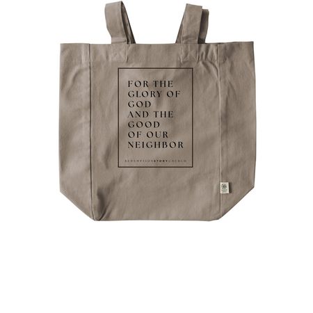Covenant Tote Bag, a Pumice Recycled Cotton Tote Bag