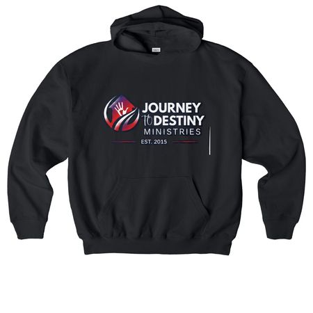 Classic JTDM Pullover, a Black Stanley/Stella Cooper Dry Pullover Hoodie