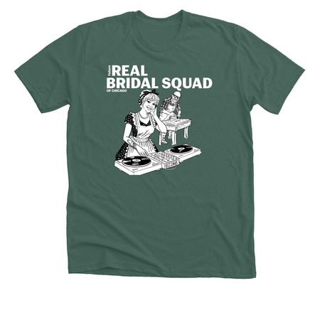 Bridal Squad, a Heather Forest Premium Unisex Tee