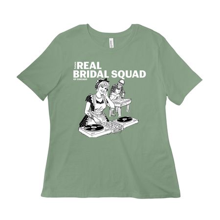 Bridal Squad, a Sage Women?s Relaxed Cotton Tee