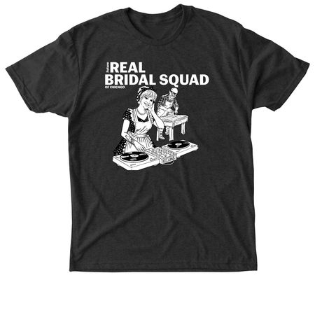 Bridal Squad, a Vintage Black Triblend Unisex Tee