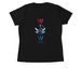 Worth Over Worry Project, a Black Women's Performance Tee (back-view)
