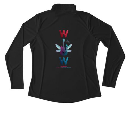 Worth Over Worry Project, a Black Women's Performance Quarter Zip Pullover