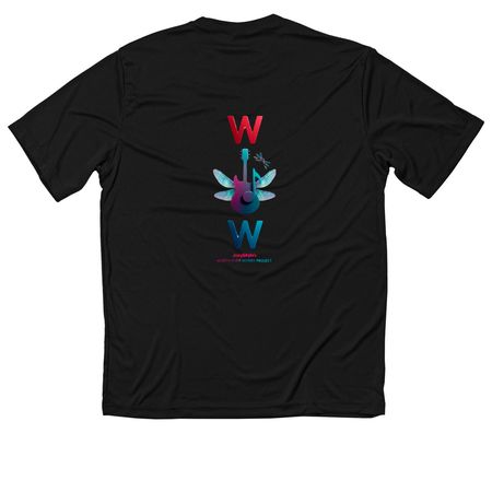 Worth Over Worry Project, a Black Classic Performance Tee