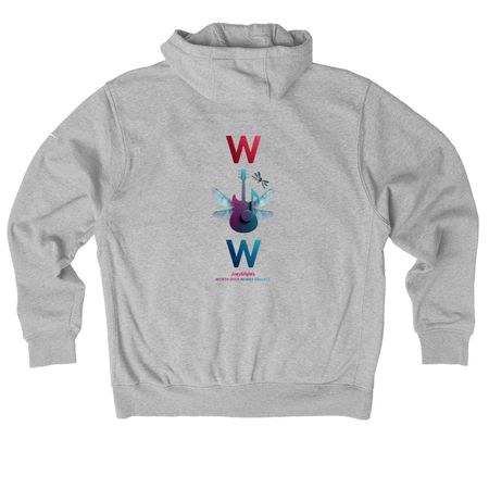 Worth Over Worry Project, a Dark Grey Heather Nike Club Fleece Zip Up Hoodie