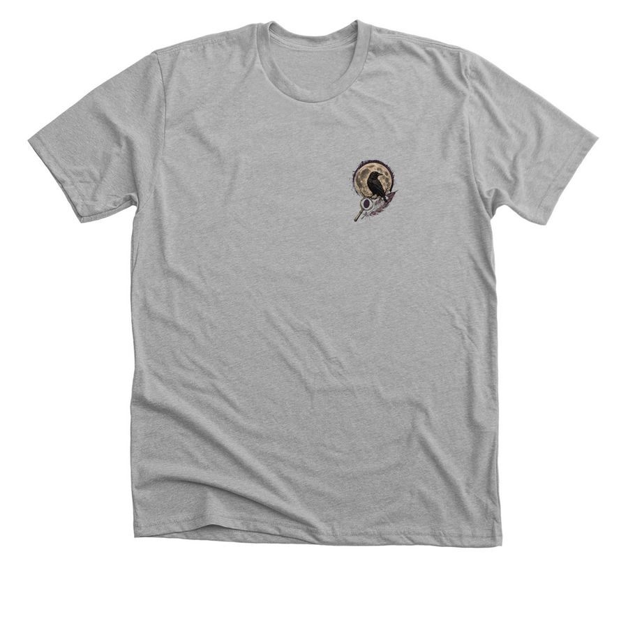 True Crime Chick, a Athletic Heather Premium Unisex Tee