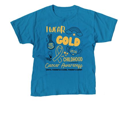 I Wear Gold????, a Sapphire Youth Unisex Tee