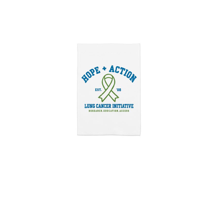 LCAM 2026 - Garden Flags, a White 12" x 18" Yard Flag