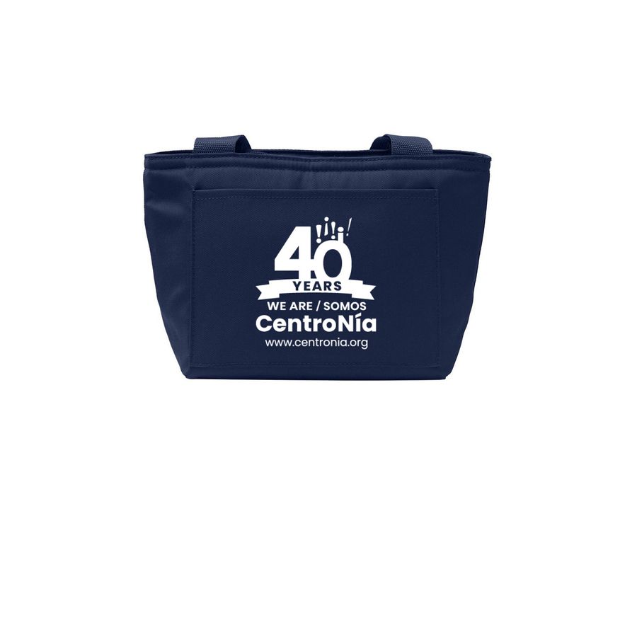 40th Anniversary Lunch Tote, a River Blue Navy Insulated Lunch Tote