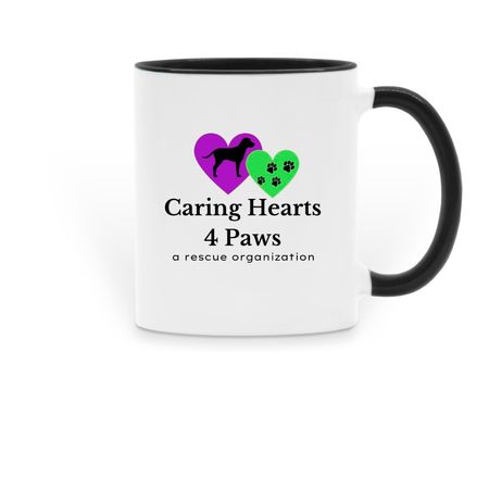 Coffee Mugs, a Black Two-Tone Ceramic Mug