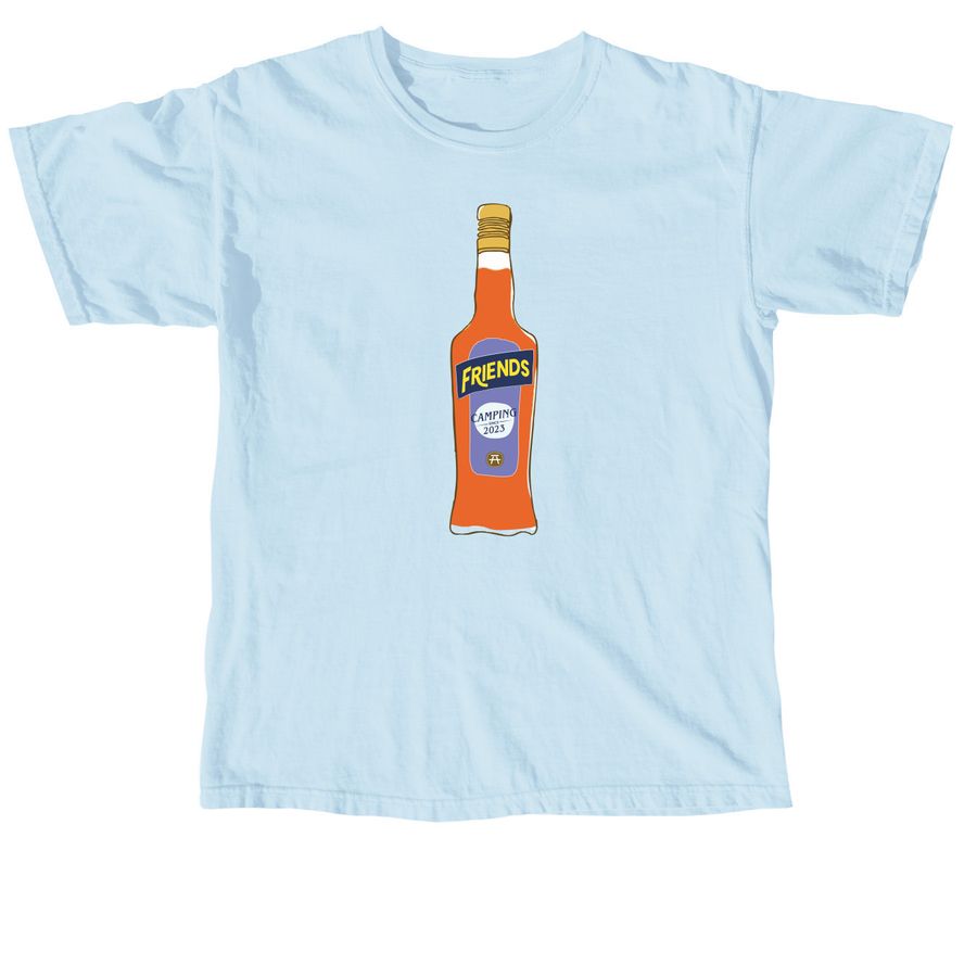 Friendscamping Shirts 2026, a Chambray Comfort Colors Unisex Tee