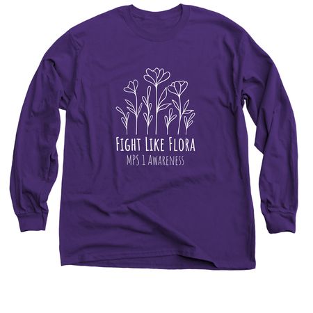 FLF Transplant Anniversary, a Purple Classic Long Sleeve Tee