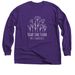 FLF Transplant Anniversary, a Purple Classic Long Sleeve Tee