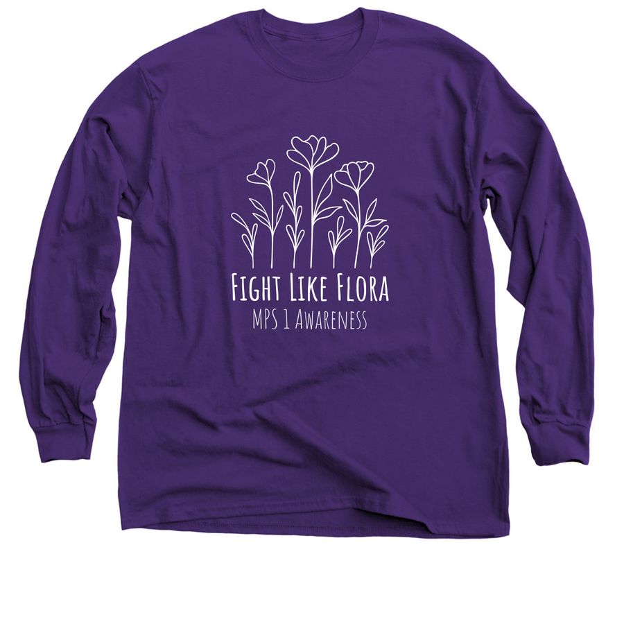 FLF Transplant Anniversary, a Purple Classic Long Sleeve Tee