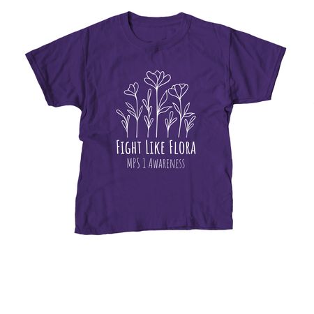 FLF Transplant Anniversary, a Purple Youth Unisex Tee