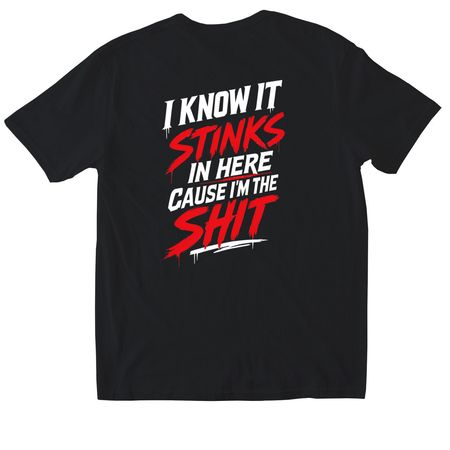 I?m the Shit, a Black Softstyle Cotton Tee