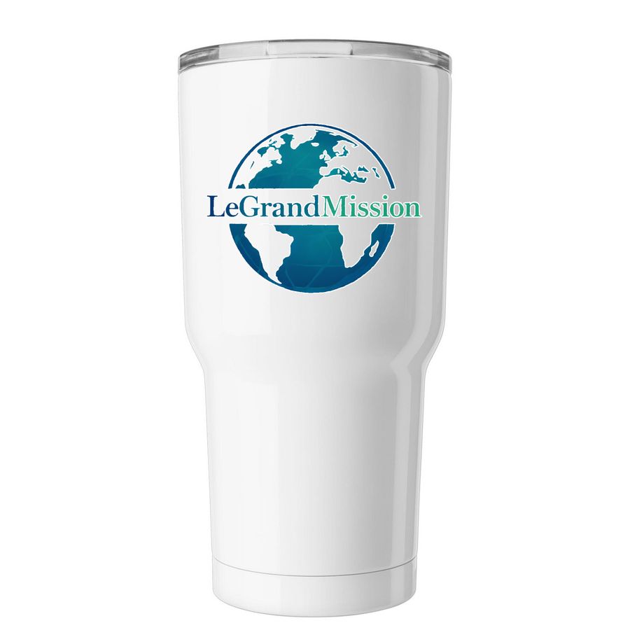 Insulated Tumbler, a White Insulated Tumbler