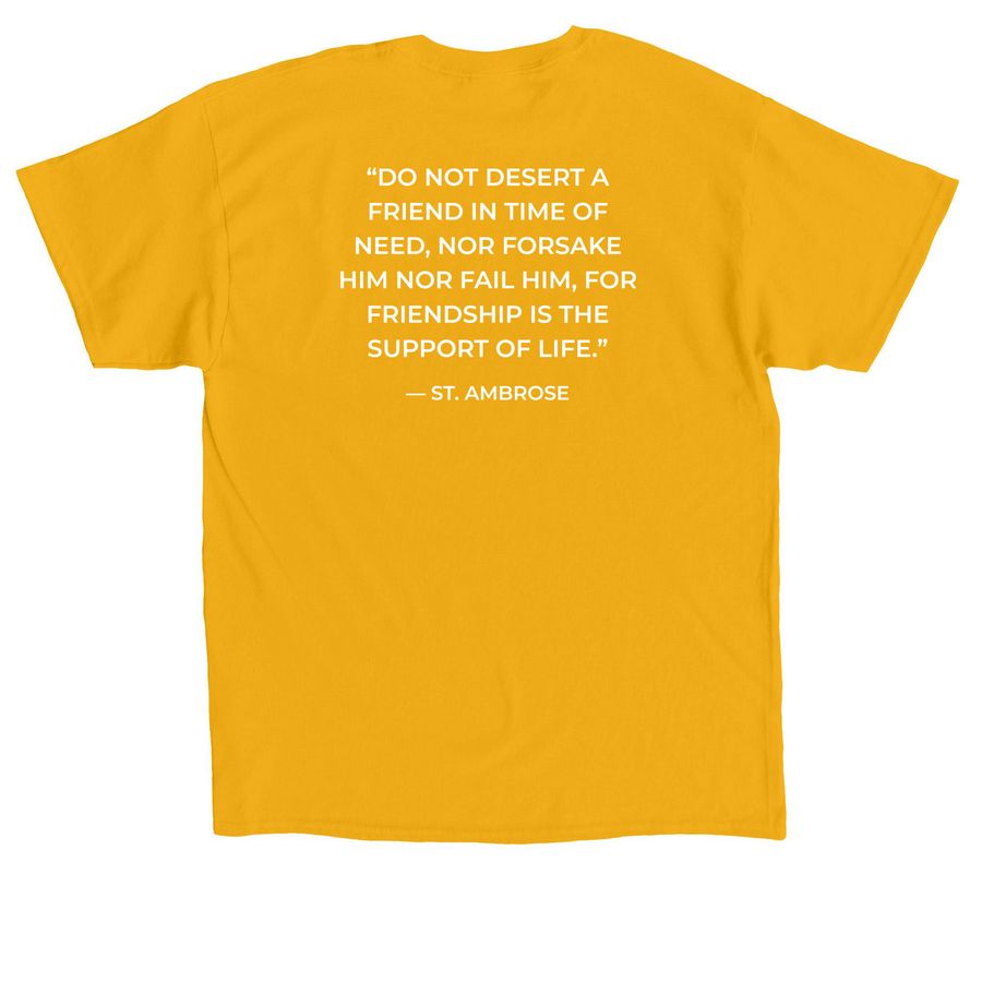 House Ambrose, a Gold Classic Unisex Tee (back-view)