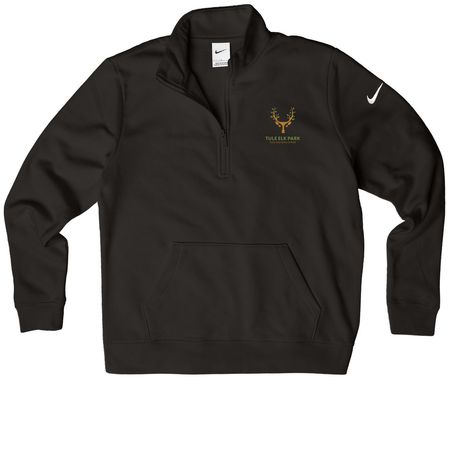 Winter Collection, a Black Nike Women's Club Half Zip Pullover