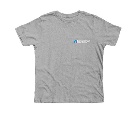 Minuteman Senior Services Shirts, a Athletic Heather Premium Youth Tee