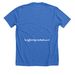 Chicken Hunt, a Heather True Royal Premium Unisex Tee (back-view)