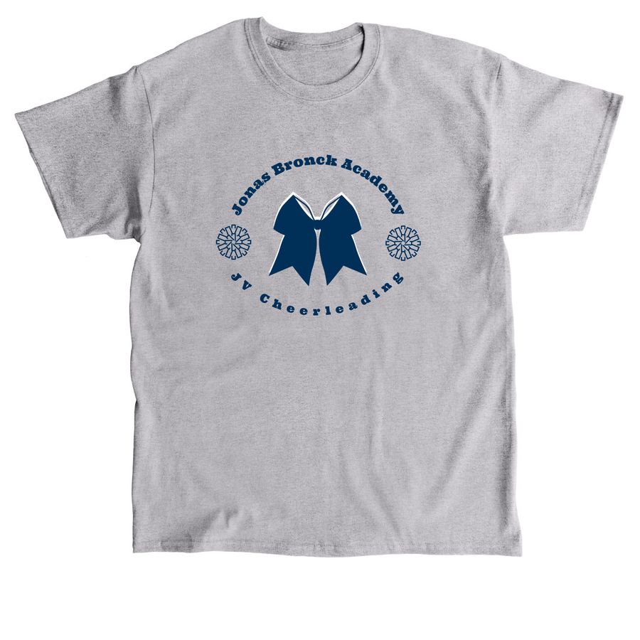 Grey Bow and Pom Top, a Sport Grey Classic Unisex Tee
