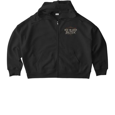 "Yes, but God", a Black Stanley/Stella Women?s Stella Ida Zip Up Pullover Hoodie