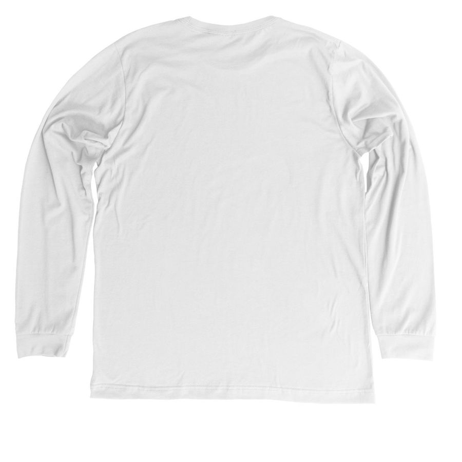 Love is Love, a Solid White Blend Premium Long Sleeve Tee (back-view)