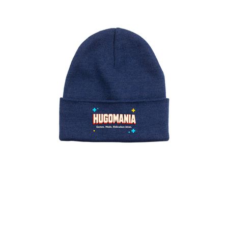 HUGOMANIA official beanie, a Azure Printed Base Camp Beanie